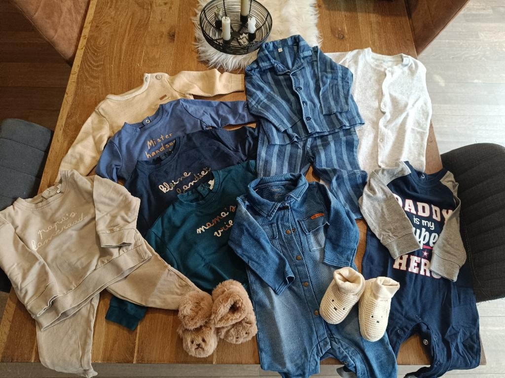 Pakket kledij maat 74, Kinderen en Baby's, Babykleding | Maat 68, Ophalen, Zo goed als nieuw, Jongetje
