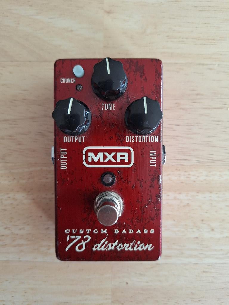 MXR custom badass '78 distortion, Muziek en Instrumenten, Effecten, Ophalen of Verzenden, Gebruikt, Distortion, Overdrive of Fuzz