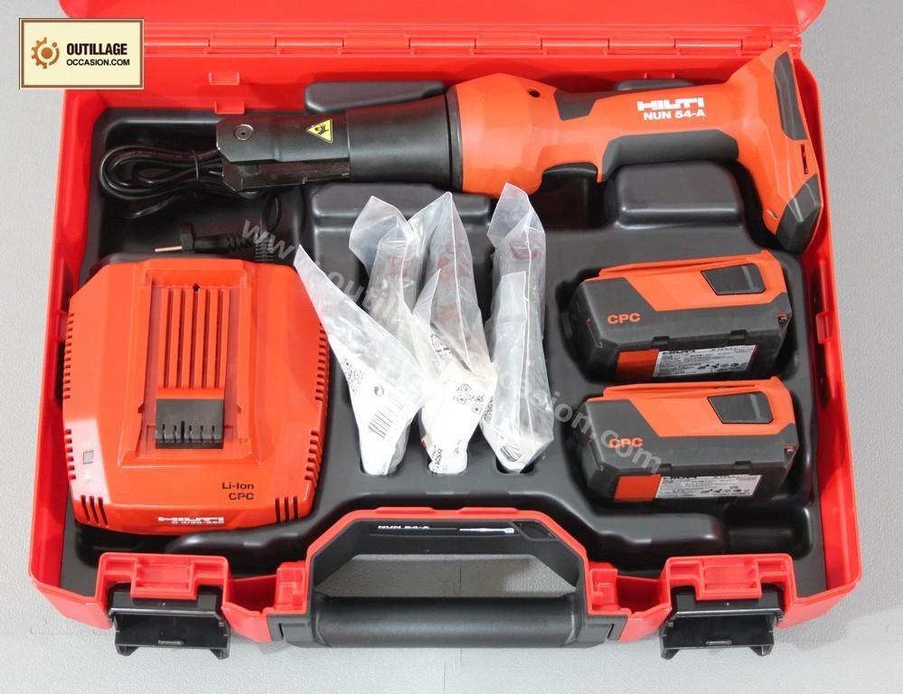 Sertisseuse 6 tonnes HILTI NUN 54-A + CUAL + ACSR + SU