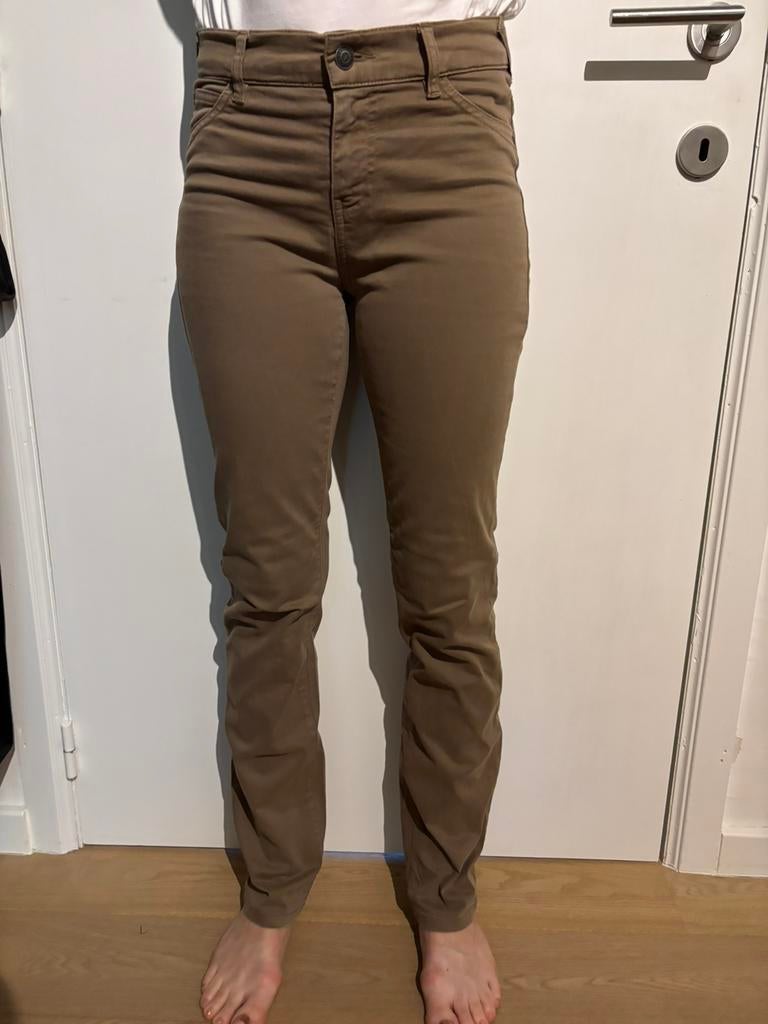 Xandress kakibruine broek, Bruin, Ophalen of Verzenden, Maat 36 (S), Lang