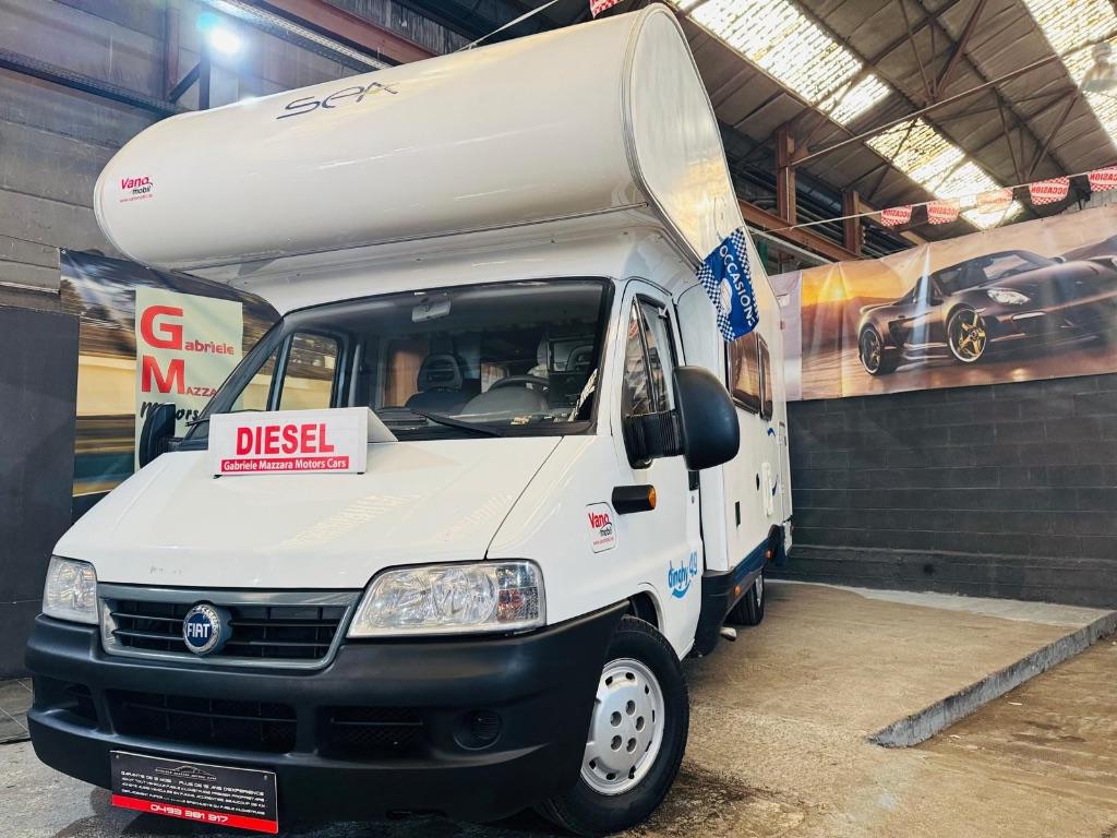 Fiat Ducato 2.8JTD SEA M100 6-zits stacaravan, Auto's, Fiat, Elektrische ramen, 107 kW, Overige carrosserie, Verlengde garantie