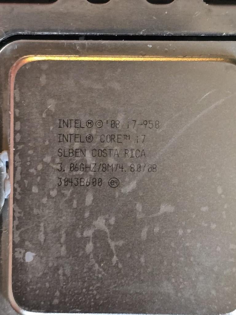 intel core i7 950, Gebruikt, 4-core, Ophalen of Verzenden, LGA 1366