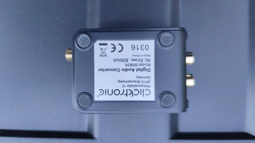 DAC CLICKTRONIC MET VOEDING, Ophalen of Verzenden, Zo goed als nieuw