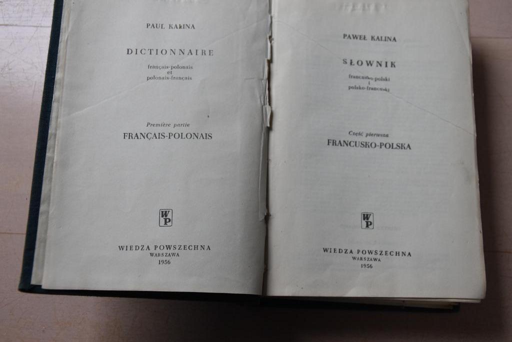 Dictionnaire français polonais et polonais... 1956, Enlèvement ou Envoi