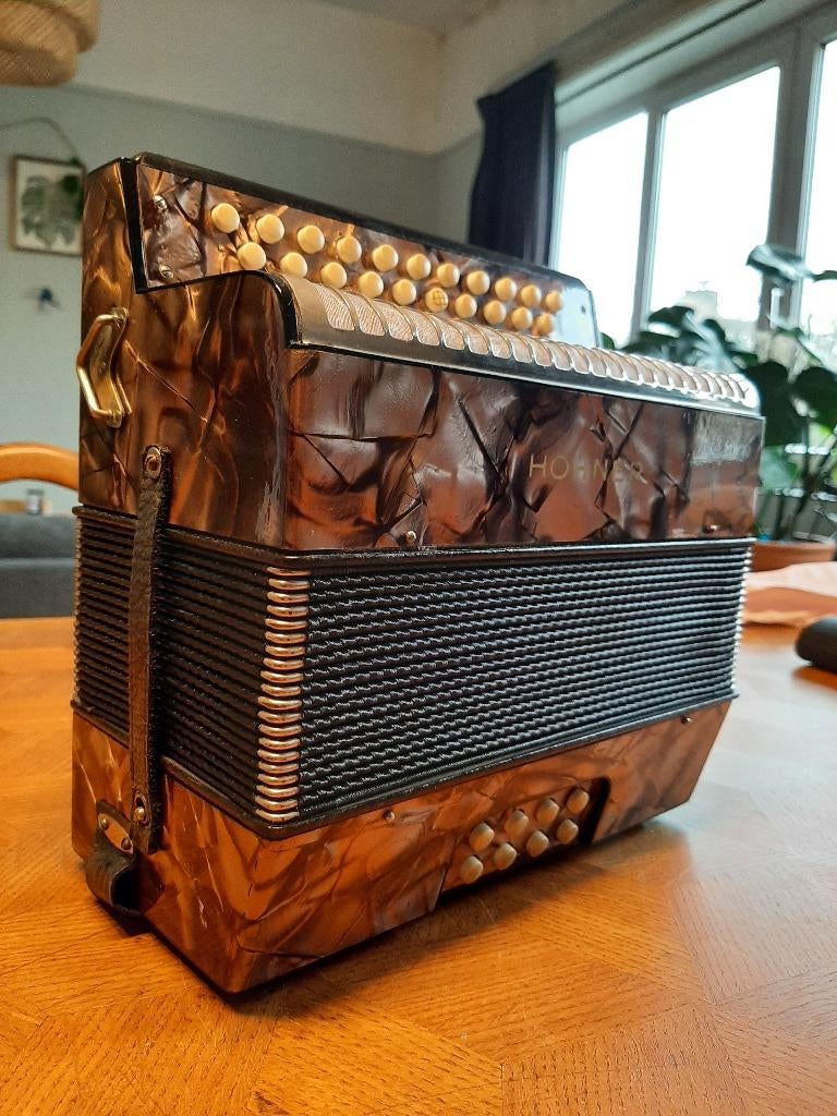 Accordeon Hohner Liliput, Ophalen, Overige formaten, Met koffer, Zo goed als nieuw