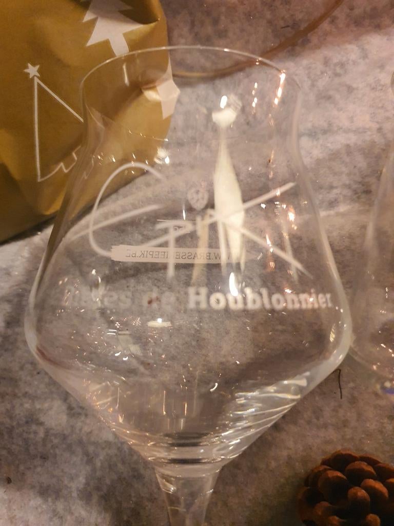 5 verres à pied EPIK [Namur] voire Houppe,etc..., Collections, Verres & Petits Verres, Enlèvement, Comme neuf