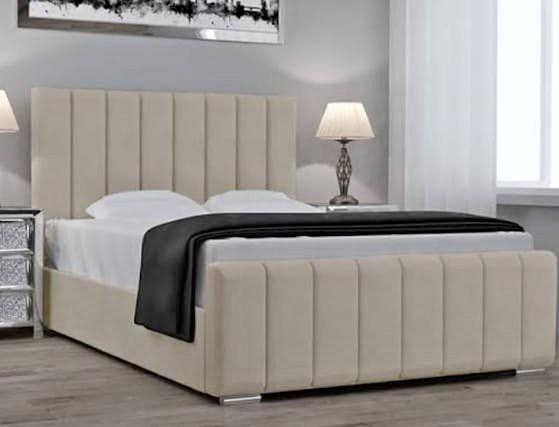 Luxe fluwelen bed – elegant design met premium comfort, Envoi, Neuf, Matelas