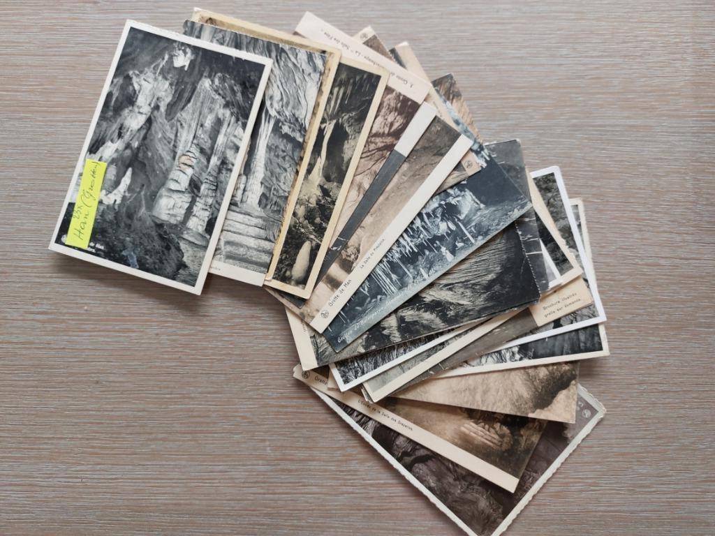 lot postkaarten Grotten van Han (23 stuks), Verzenden