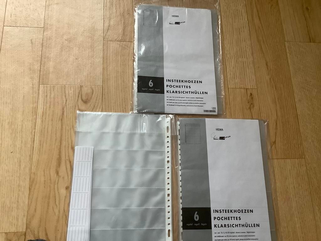 Insteekhoezen, Ophalen