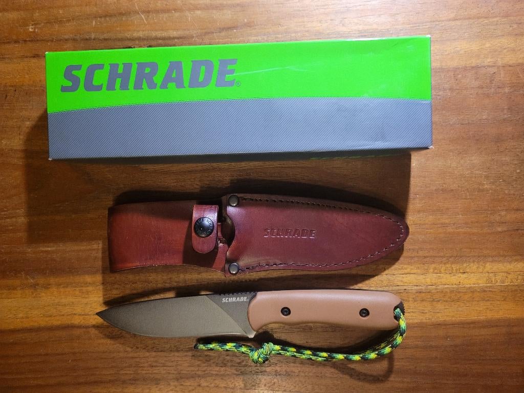 SURVIVAL/BUSHKRAFT KNIFE - SCHRADE SCHF42D - USA - Nieuw, Ophalen