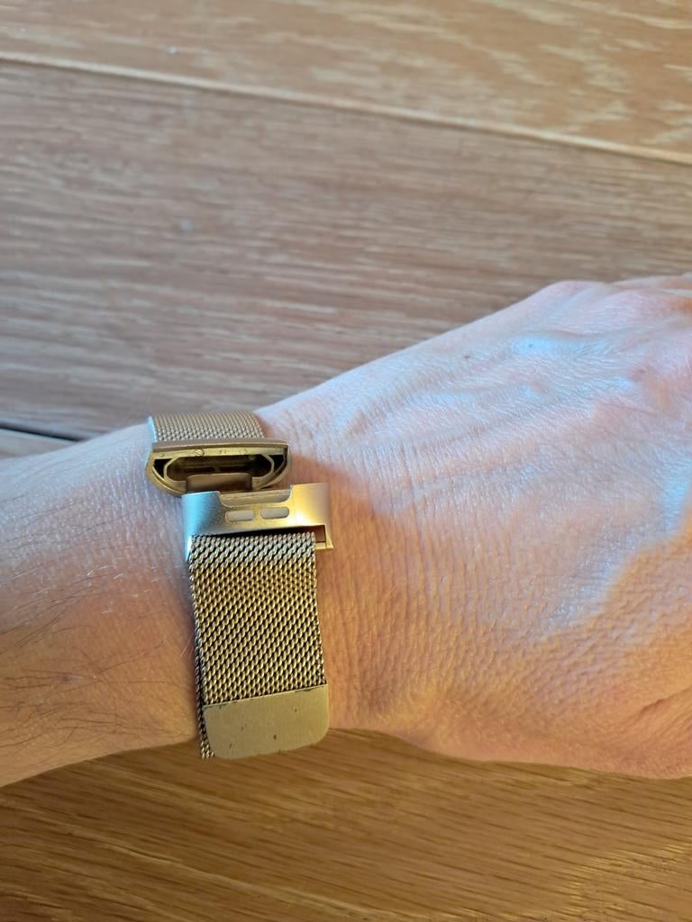 Fitbit Charge 3-compatibele geweven metalen band, Ophalen of Verzenden, Gebruikt, Overige accessoires, Fitbit