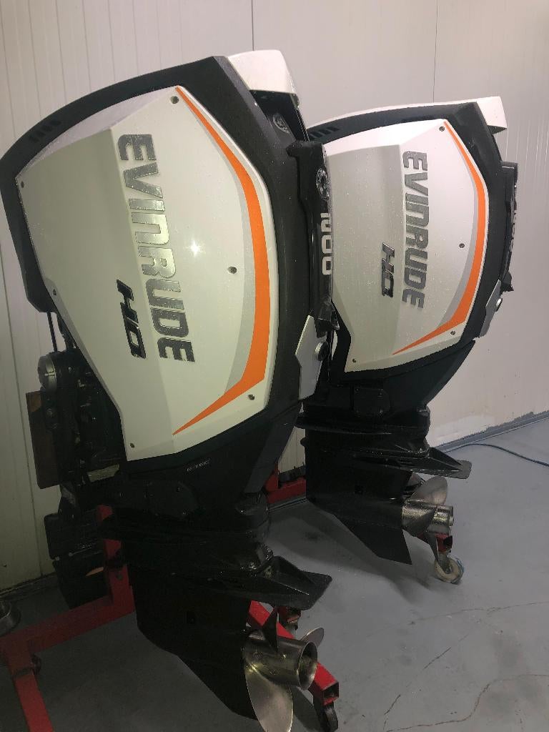SET LI EN RE EVINRUDE G2 200 PK HO  BWJ 2019 250 300, Watersport en Boten, Buiten- en Binnenboordmotoren, Gebruikt, Ophalen of Verzenden