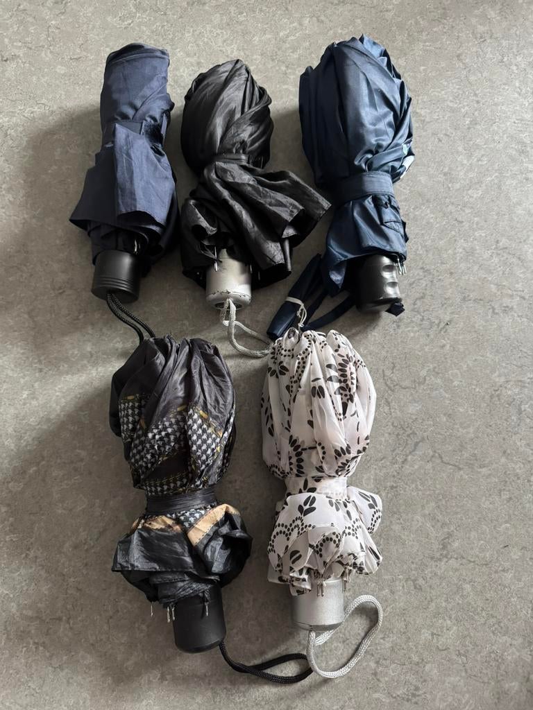 5 paraplu’s, Bijoux, Sacs & Beauté, Parapluies, Enlèvement ou Envoi, Comme neuf