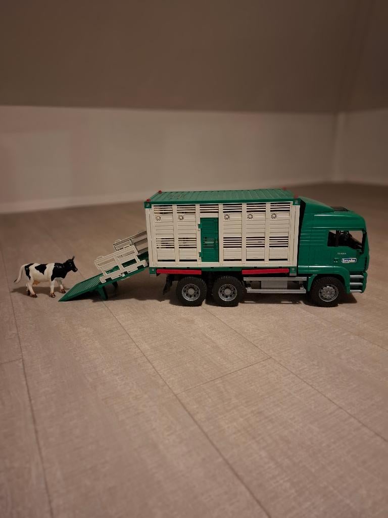 Bruder MAN veetransportwagen, Kinderen en Baby's, Speelgoed |Speelgoedvoertuigen, Ophalen