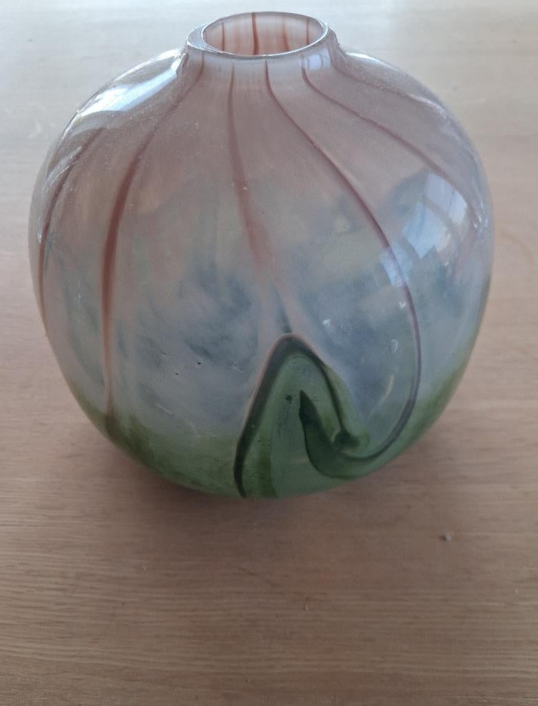 glazen kunstglas vaas, Ophalen