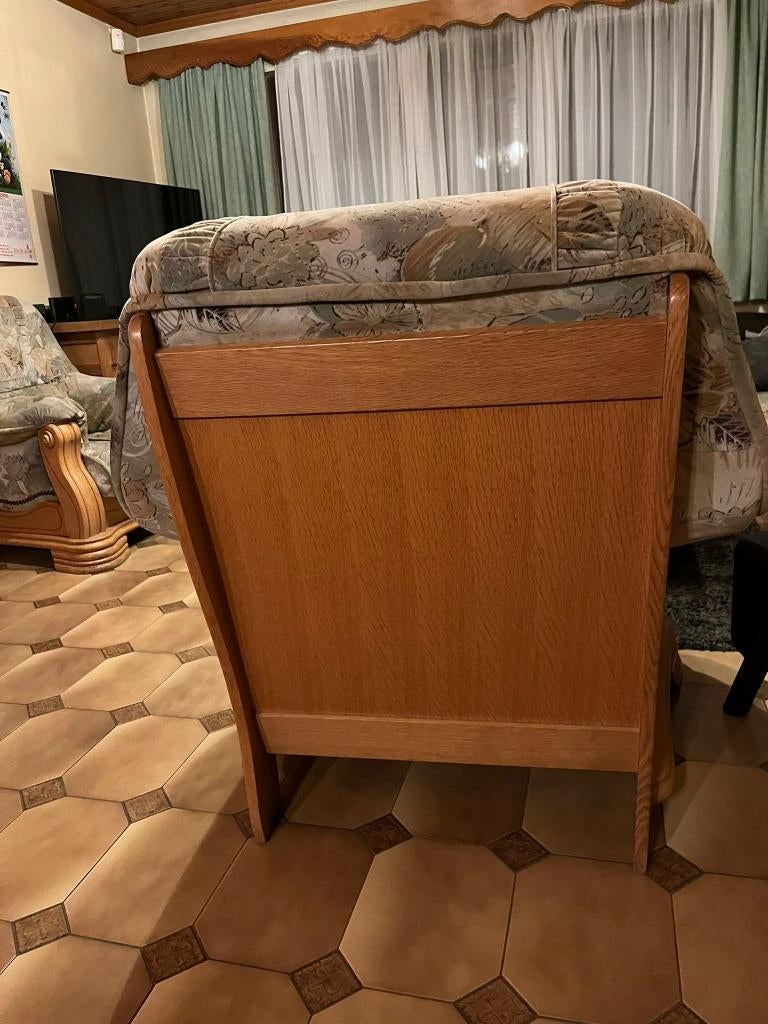 Salon en chêne + table de salon, Maison & Meubles, Mobilier complet, Enlèvement