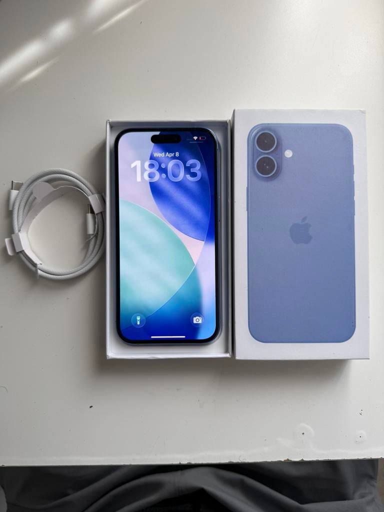 Iphone 16 128 gb, Telecommunicatie, Mobiele telefoons | Apple iPhone, Ophalen, Zo goed als nieuw, 128 GB, IPhone 16