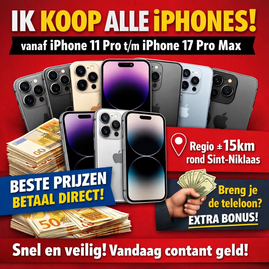 J'achète tous les iPhones 0499/32.41.13, Neuf, Or, Enlèvement, Sans abonnement