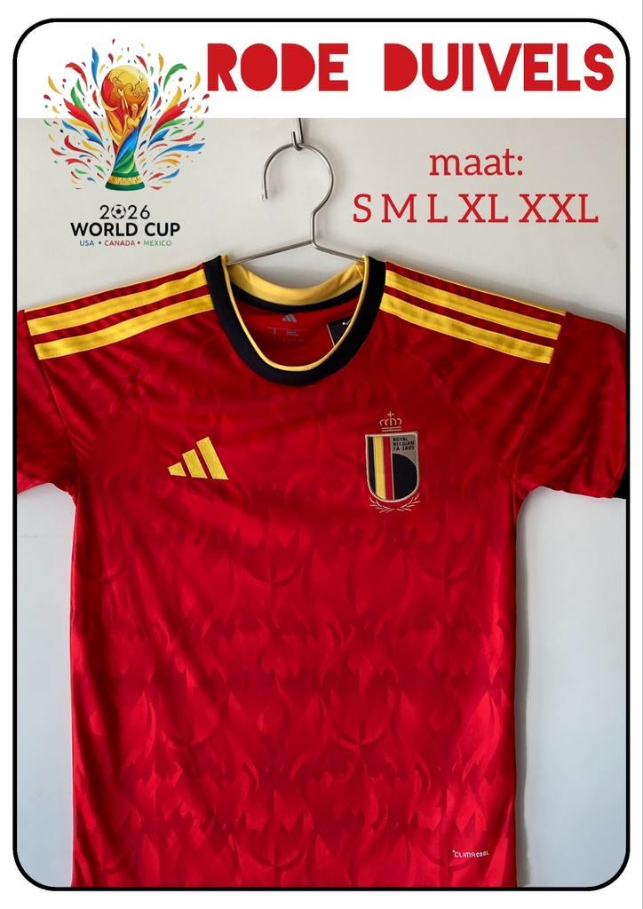 WK2026 Rode Duivels shirt, Ophalen of Verzenden, Nieuw, Shirt