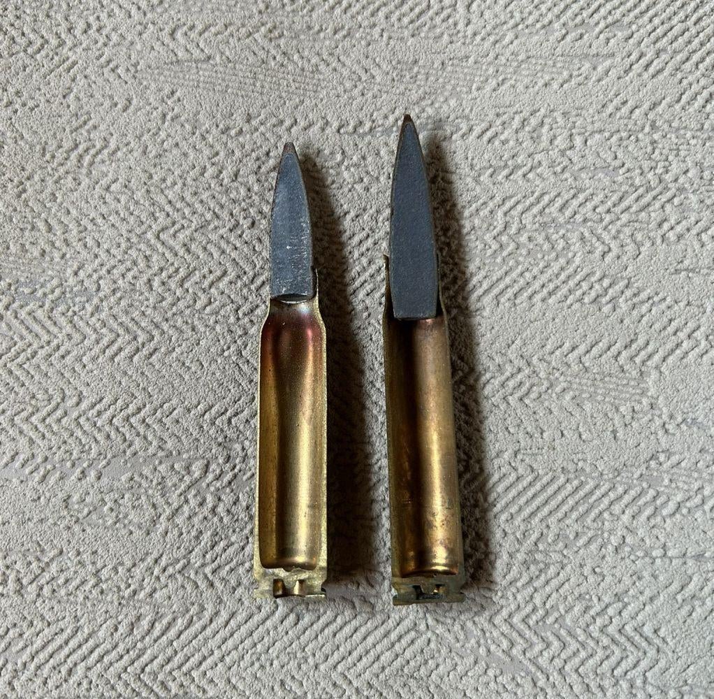 wo2 - Duitse k98 mauser en Franse MAS - Doorsnede - LEEG, Verzamelen, Militaria | Tweede Wereldoorlog, Landmacht, Hulzen of Bodemvondsten