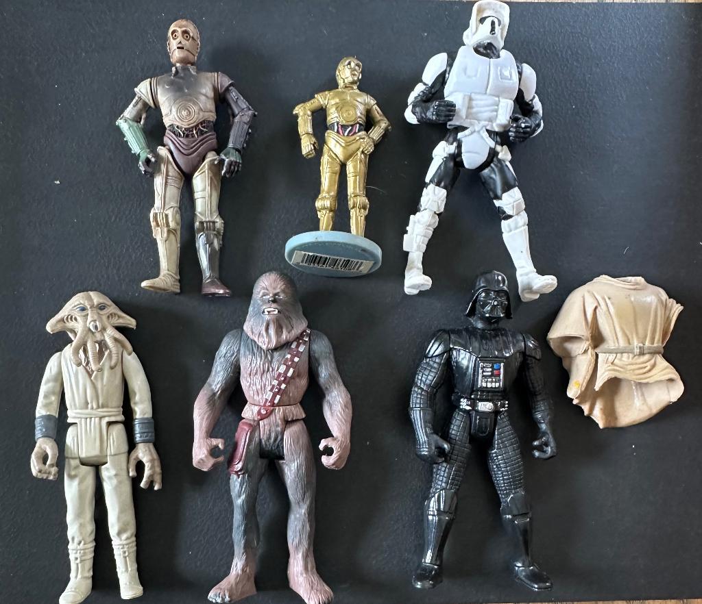 Vintage star wars figuren, Enlèvement ou Envoi, Utilisé, Figurine