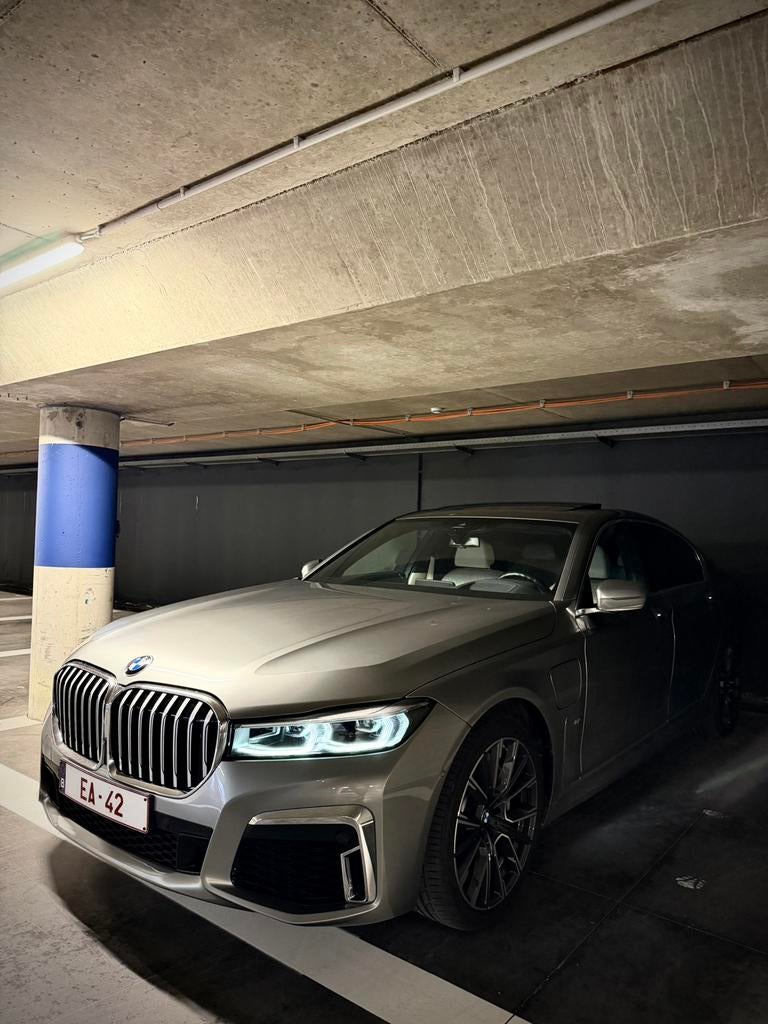 BMW 745e M-Sport high Executive facelift|Schuifdak| Pano|Sof, Autos, BMW, Cuir, Argent ou Gris, Achat, Entretenue par le concessionnaire