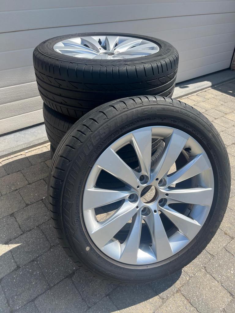 Originele bmw velgen met banden, Auto-onderdelen, Banden en Velgen, Ophalen, Gebruikt, Banden en Velgen, 17 inch