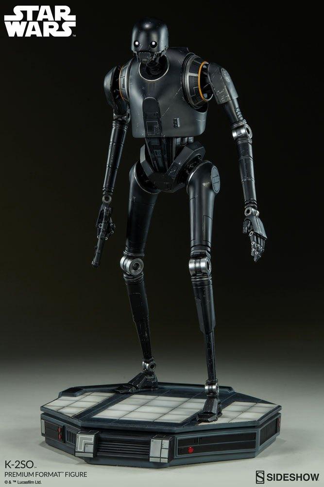 Sideshow K-2SO PF - Star Wars, Ophalen of Verzenden, Zo goed als nieuw, Beeldje of Buste