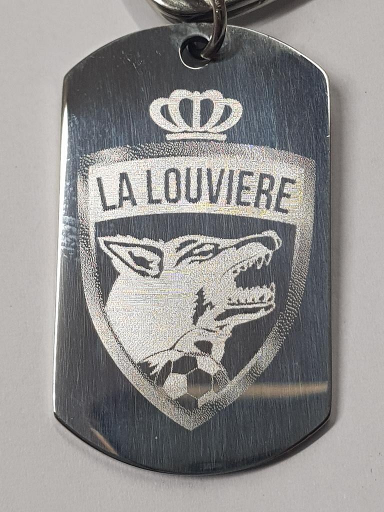 Stalen sleutelhanger: LA LOUVIERE, Ophalen of Verzenden, Nieuw, Merk