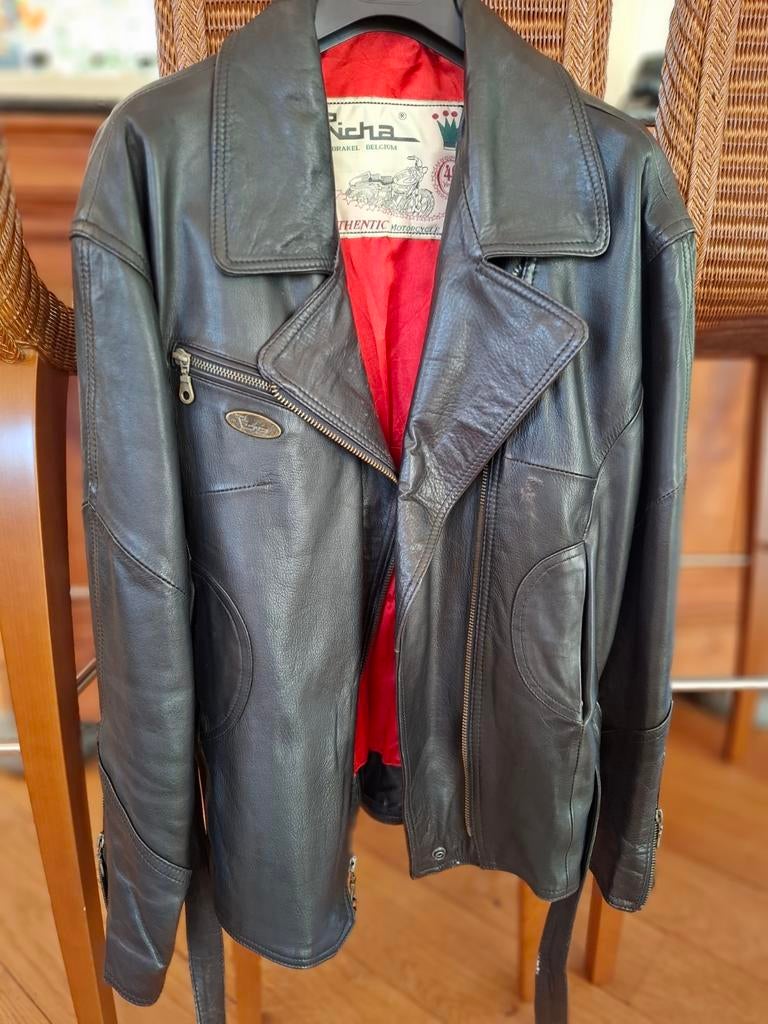 Motovest leder, Kleding | Heren, Ophalen, Gedragen, Overige maten, Bruin