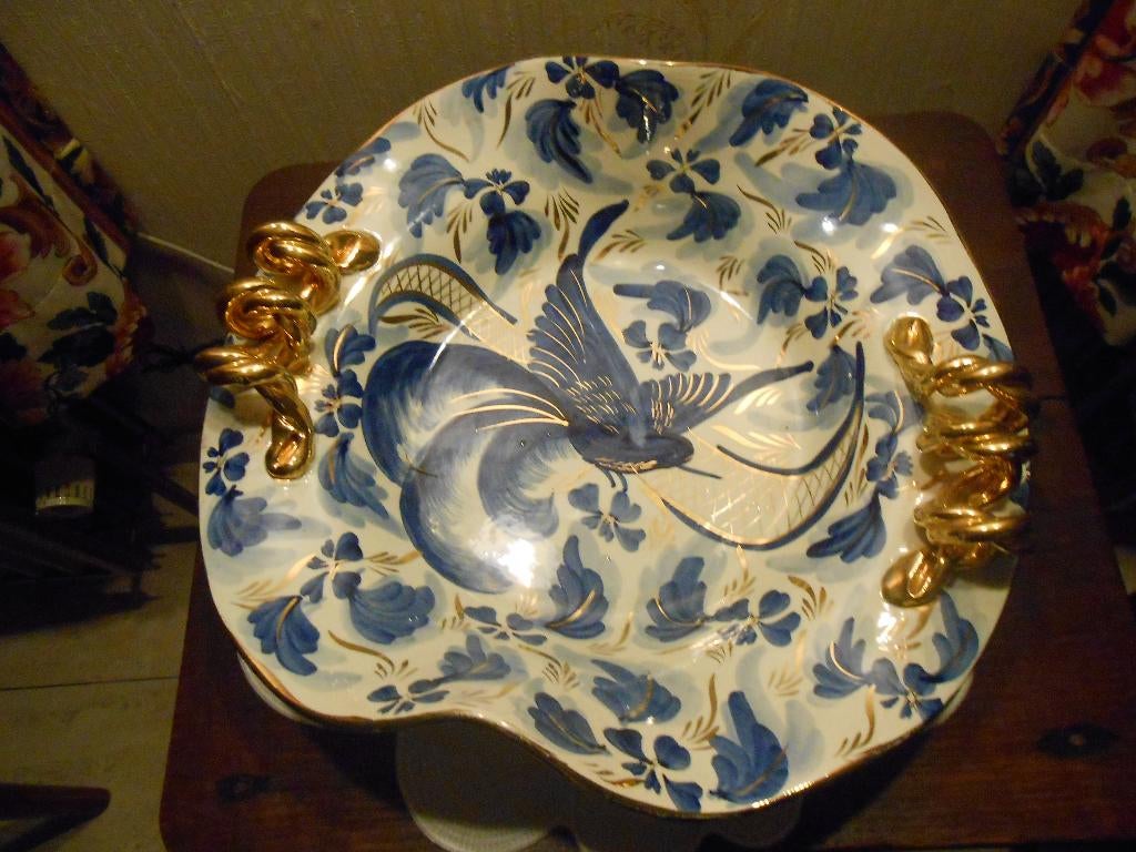 Schaal van H. Bequet Quaregmon, Antiek en Kunst, Ophalen of Verzenden