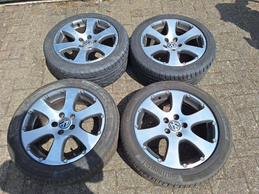 VW Cross Touran Funplay velgen met banden, Auto-onderdelen, Banden en Velgen, Ophalen, Gebruikt, Zomerbanden, Band(en)