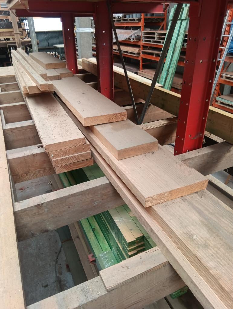 Bois de pin jaune, Bricolage & Construction, Bois & Planches, Comme neuf, Enlèvement