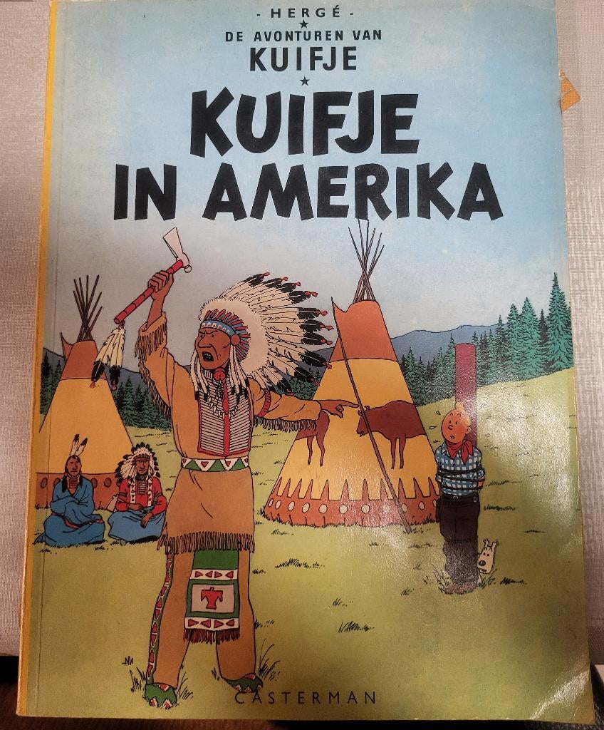 Kuifje in amerika, Boeken, Stripverhalen, Eén stripboek, Herge, Ophalen, Gelezen