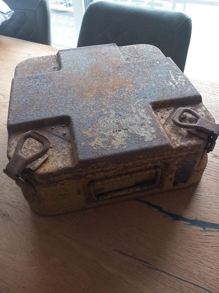 Complete Duitse TM42 Kist WO2, origineel, Verzamelen, Ophalen of Verzenden