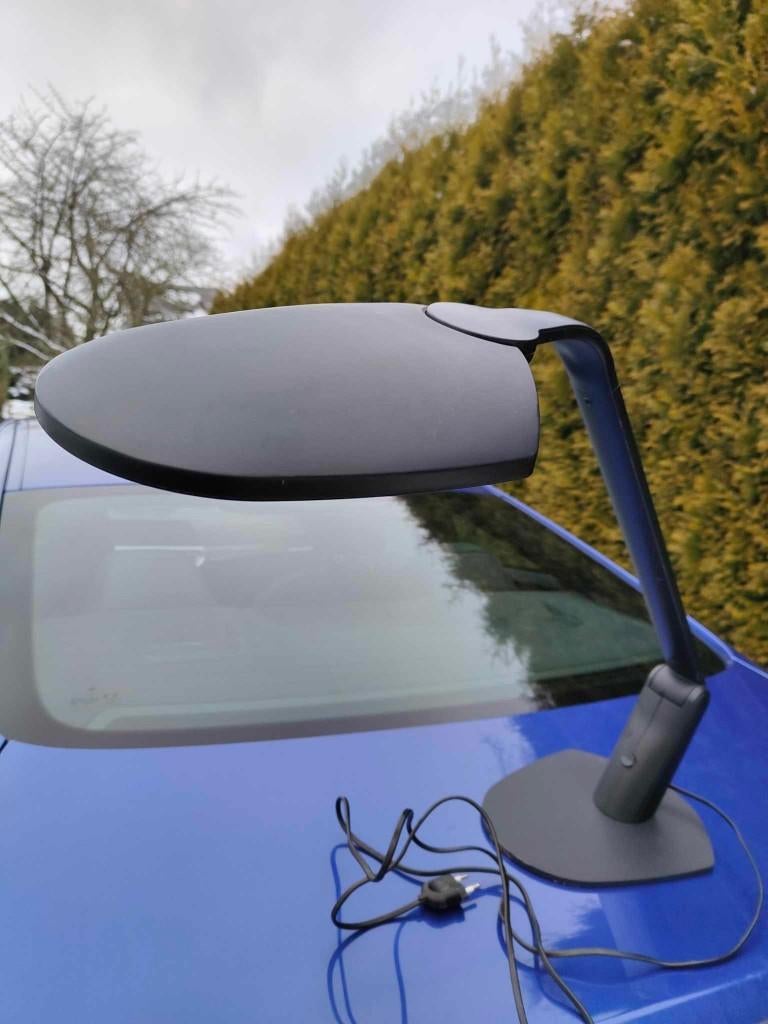 Lampe bureau Unilux Duo fluorescente bras articulé FRANCE, Enlèvement ou Envoi, Vintage, Synthétique, Utilisé