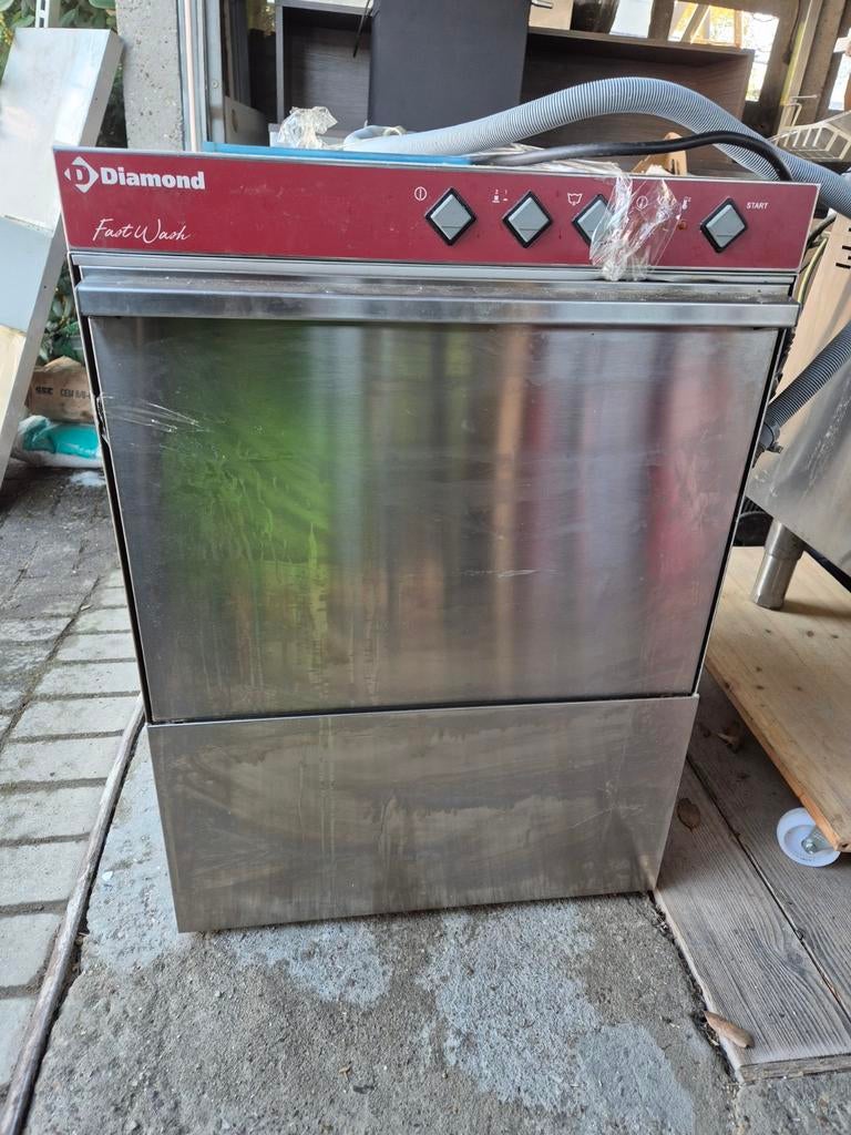 Vaatwasser voor glazen en borden, Ophalen, Gebruikt, Inbouw, Kort programma