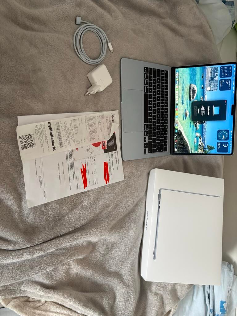 Apple macbook air m4, Computers en Software, Apple Macbooks, Ophalen, 256 GB, Qwerty, 13 inch