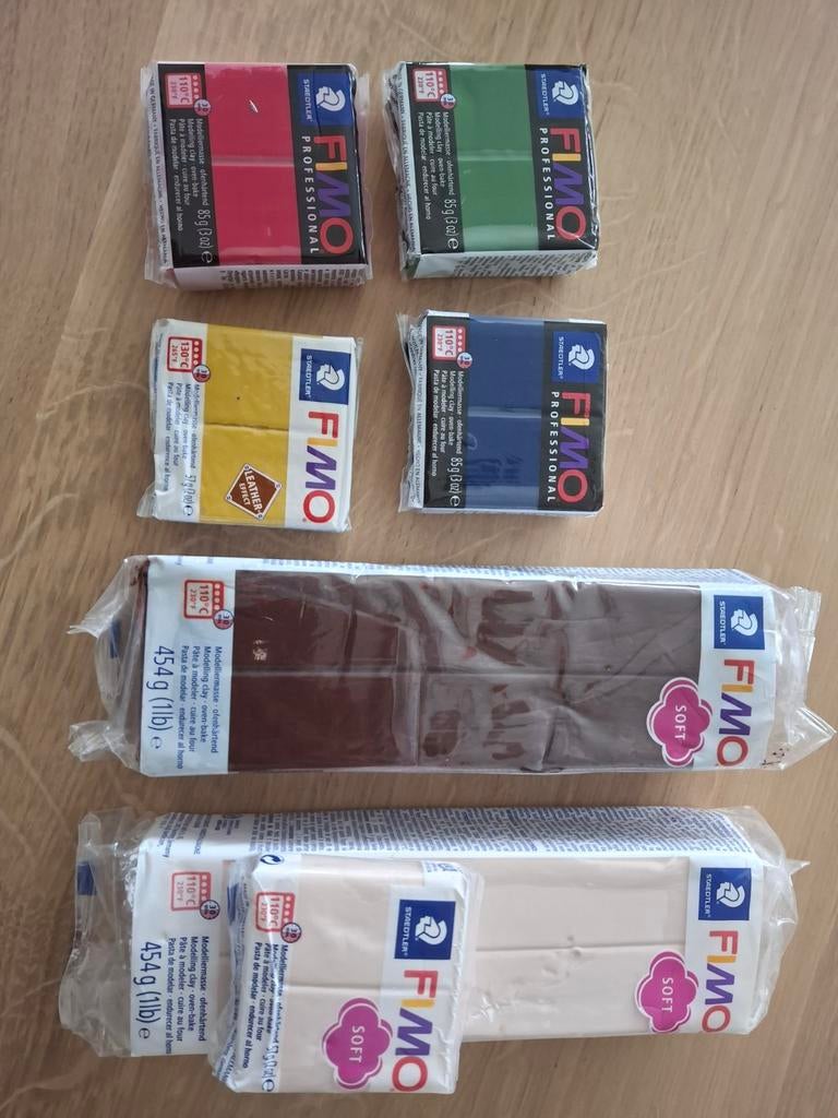 Polymeer klei en materiaal voor creatie oorbellen, Ophalen, Gebruikt, Overige materialen, Knutselmateriaal