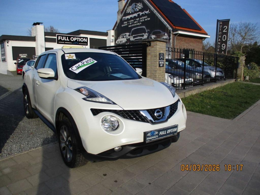 Nissan Juke Juke 1.2 DIG-T 2WD N-Connecta 17'' Creative FULL, Auto's, Gebruikt, 116 pk, Wit, Bedrijf