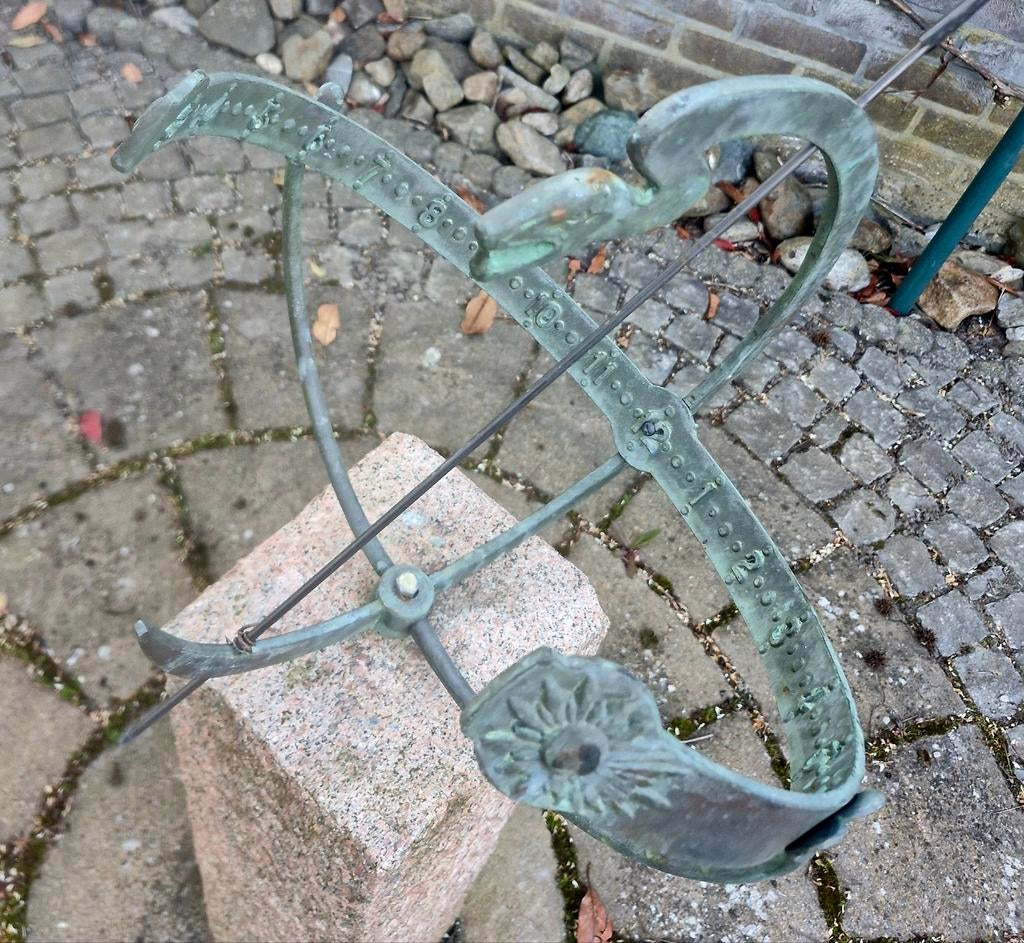 Zonnewijzer 40 x 40, Antiek en Kunst, Antiek | Brons en Koper, Ophalen of Verzenden, Koper