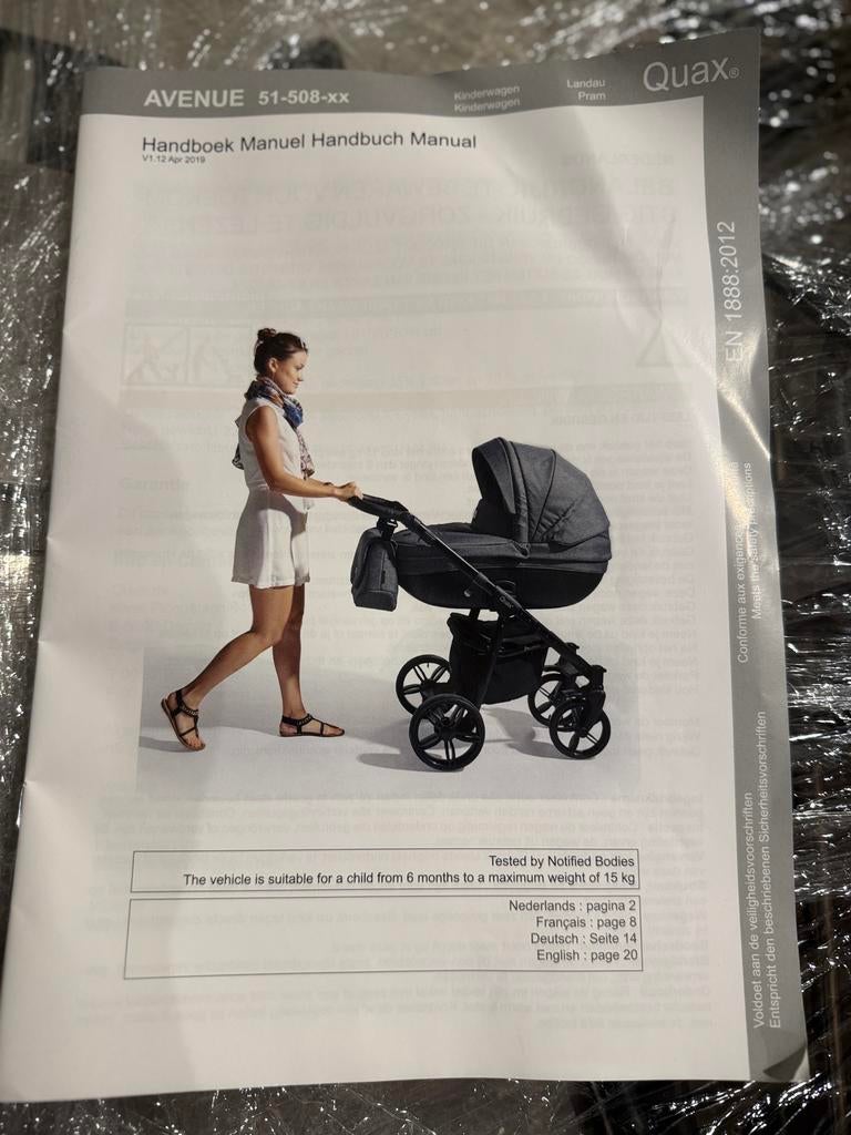 Combi kinderwagen lig en zit, Kinderen en Baby's, Kinderwagens en Combinaties, Ophalen, Zo goed als nieuw, Kinderwagen