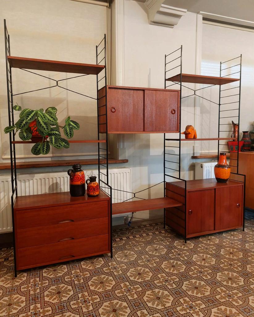 Vintage modulair wandsysteem, Ophalen, Zo goed als nieuw