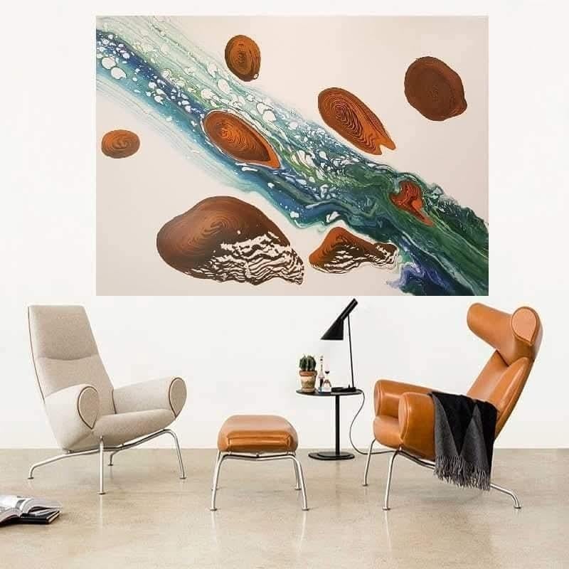 Moderen uniek schilderij