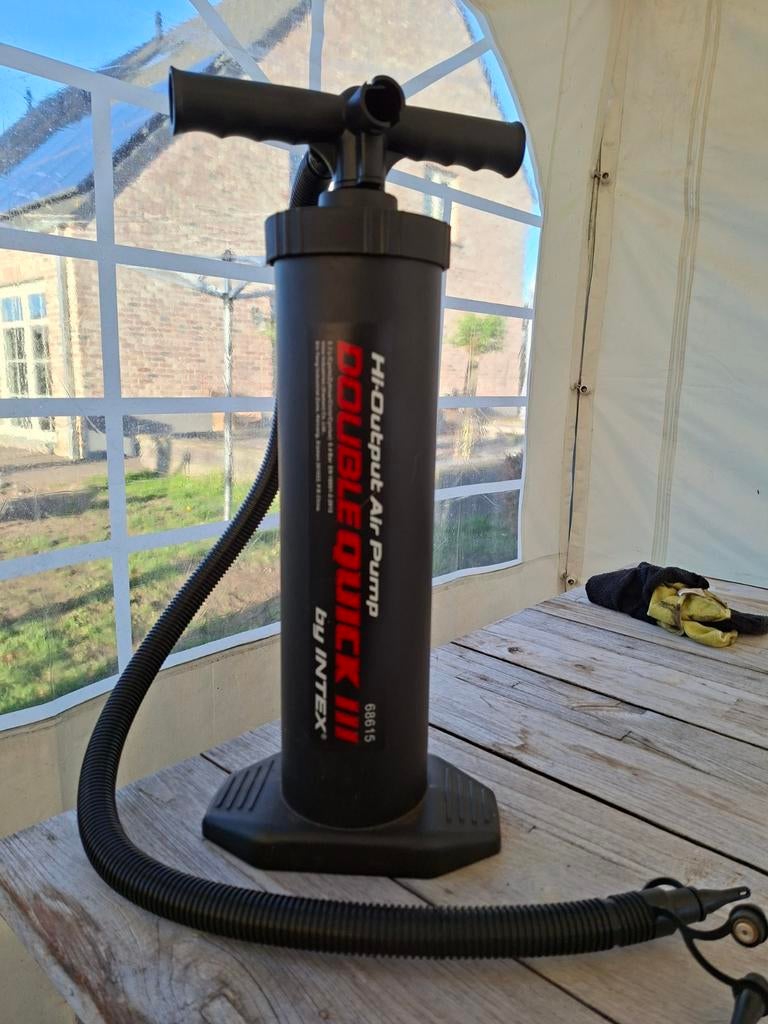 INTEX DOUBLE QUICK AIR POMP, Ophalen