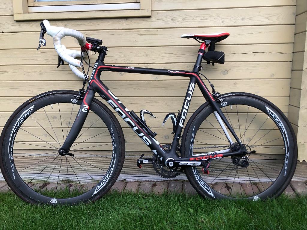 Carbon fiets, Gebruikt, Carbon, Heren, Ophalen