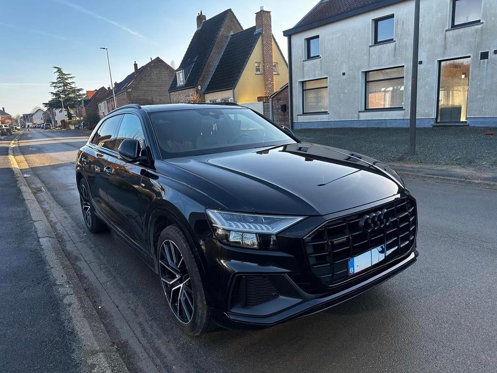 AUDI Q8 50TDi 3X S-LINE PANO DAK LEER CAMERA NAVIGATIE FULL, Autos, Audi, Cuir, Essai à domicile, Achat, Euro 6