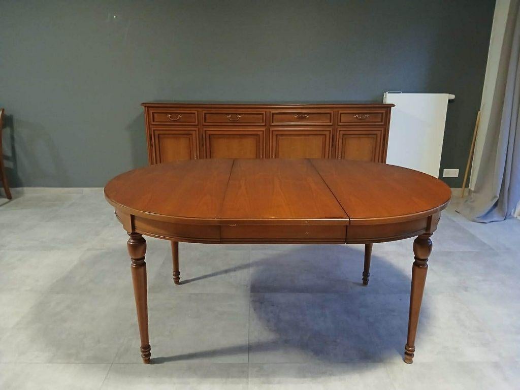 Table et meuble vitrine en acajou, Enlèvement