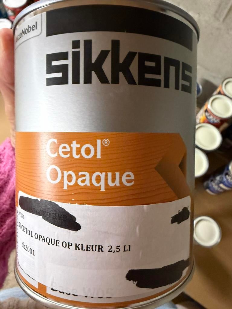 Sikkens dekkende beits heel lichtgrijs 1liter, Hobby & Loisirs créatifs, Peinture, Enlèvement ou Envoi, Neuf