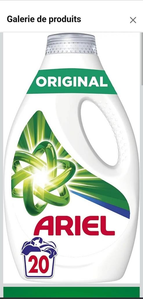 Lot 10 Ariel Original 20 lavages, soit 200 lavages, Enlèvement